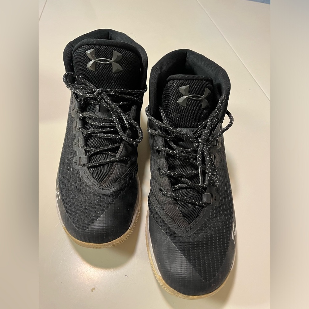 Under Armour Curry 3 US Black White Basketball Shoes size 10.5